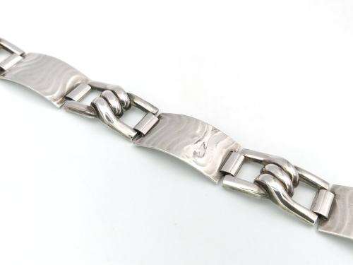 Chunky Modernist bracelet (sterling silver)