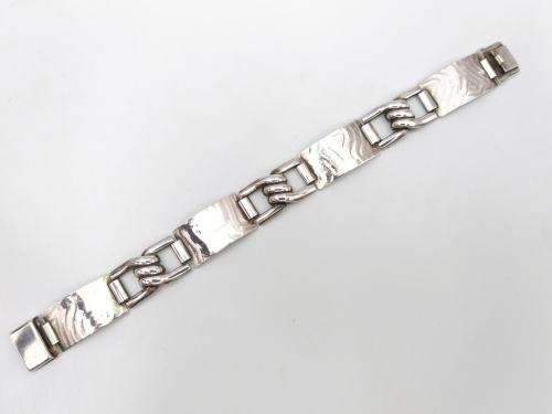 Chunky Modernist bracelet (sterling silver)