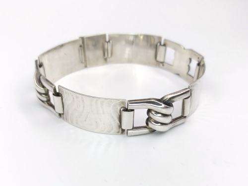 Chunky Modernist bracelet (sterling silver)