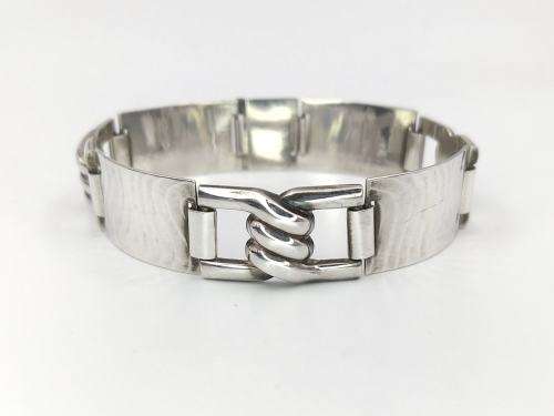 Chunky Modernist bracelet (sterling silver)
