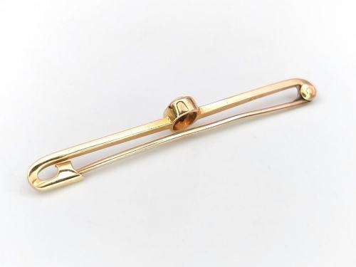 Antique rose gold opal brooch