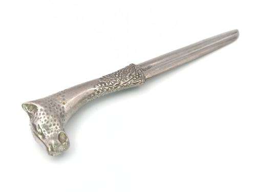 Vintage Jenna Clifford leopard letter opener