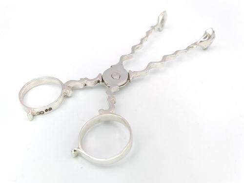 Victorian sterling silver sugar nips