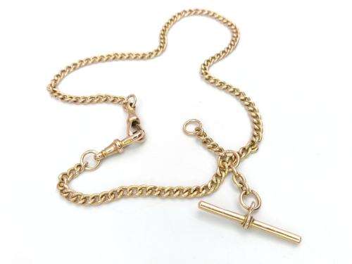 Antique 9ct gold fob chain