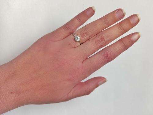 Swarovski solitaire ring