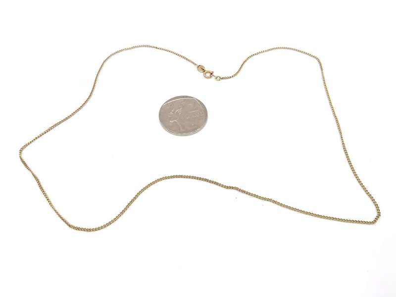Classic 9ct gold chain