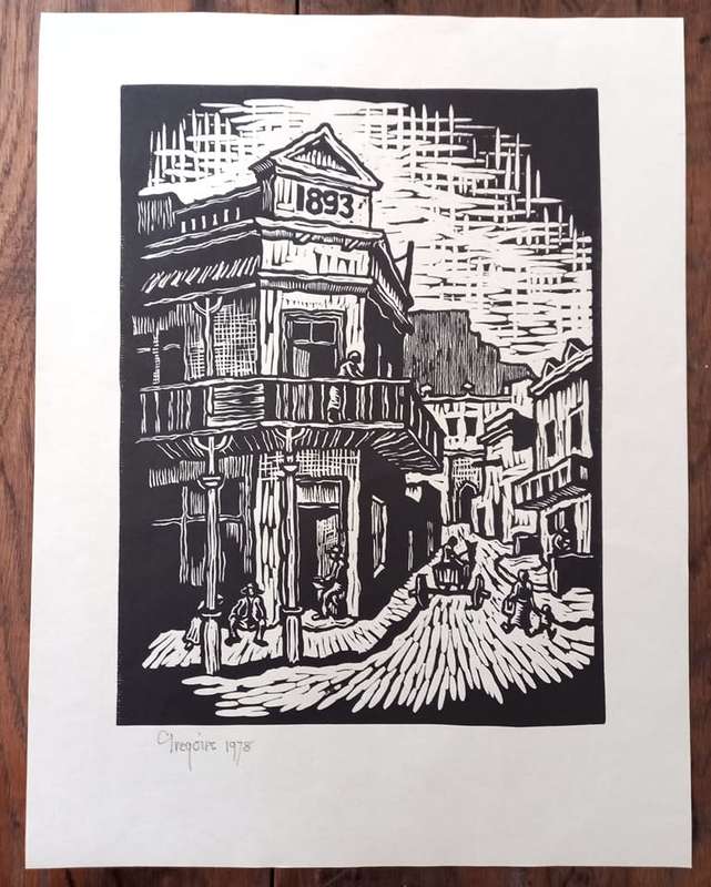 Set of 6 original folio of Gregoire Boonzaier linocuts