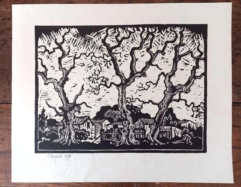Set of 6 original folio of Gregoire Boonzaier linocuts