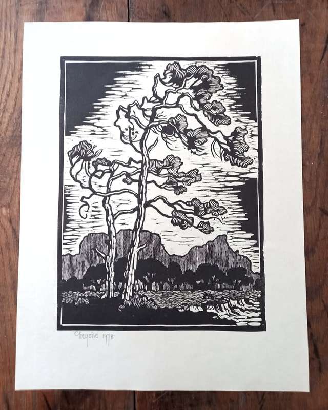 Set of 6 original folio of Gregoire Boonzaier linocuts