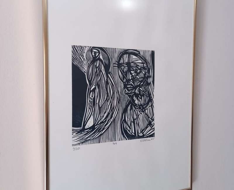 Original Cecil Skotnes woodcut