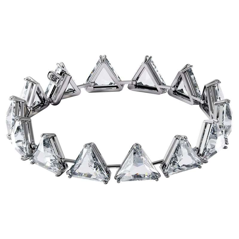 Swarovski Millenia crystal and sterling silver bangle