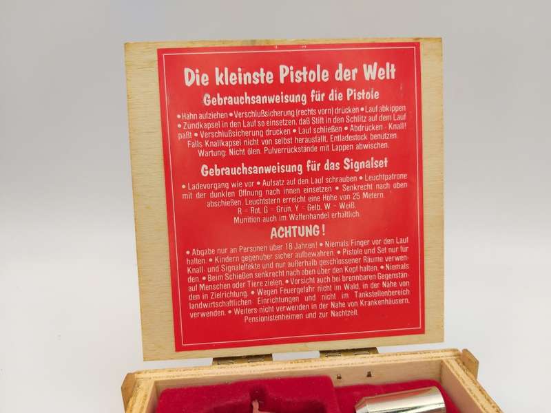 World`s smallest pistol