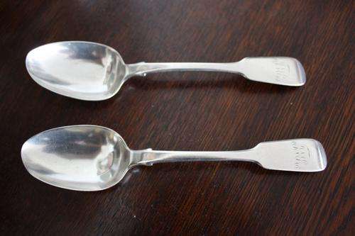 Hallmark silver Elizabeth Eaton Tablespoons 1850