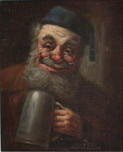 Very old german oil on canvas