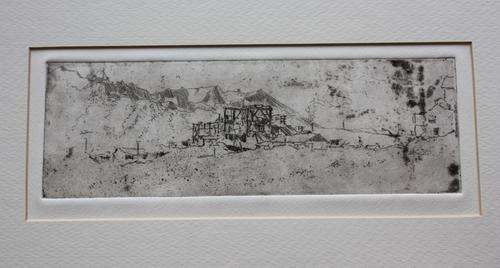 Pieter Wenning (1873 -1921) Mynhope etching