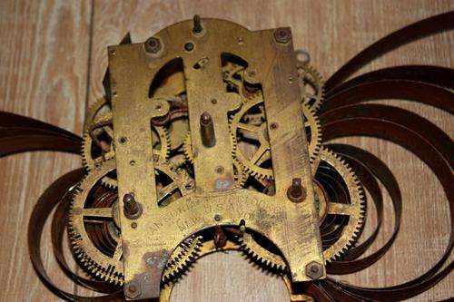 Antique Ansonia clock for parts