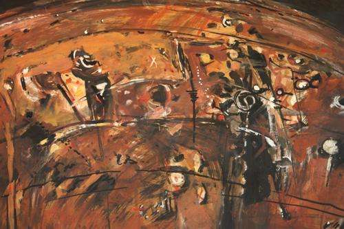 Nico (Nicholaas Oswald) Roos 1940-2008 Rocky landscape