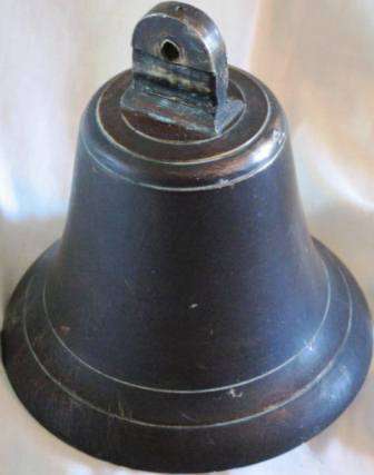 ANTIQUE, SOLID BRASS, SLAVE BELL, FROM A FARM IN STELLENBOSCH