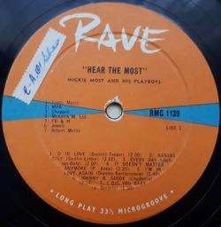 MICKE MOST & HIS PLAYBOYS - Hear "The Most"