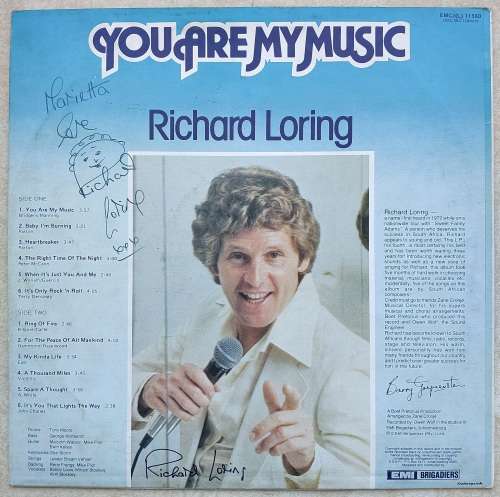 RICHARD LORING - YOU ARE MY MUSIC (AUTOGRAPHED)