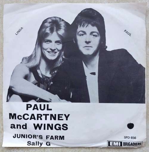 PAUL MCCARTNEY AND WINGS - JUNIOR'S FARM / SALLY G (7" PICTURE SLEEVE 45 RPM)