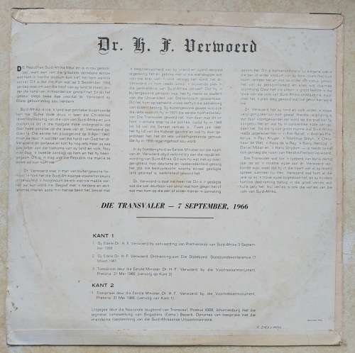 DR. H.F. VERWOERD - DR. H.F. VERWORD