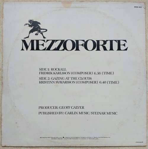 12" MAXI - MEZZOFORTE - ROCKALL