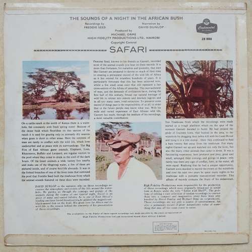 SAFARI - THE SOUNDS OF A NIGHT IN THE AFRICAN BUSH - VOLUME 1