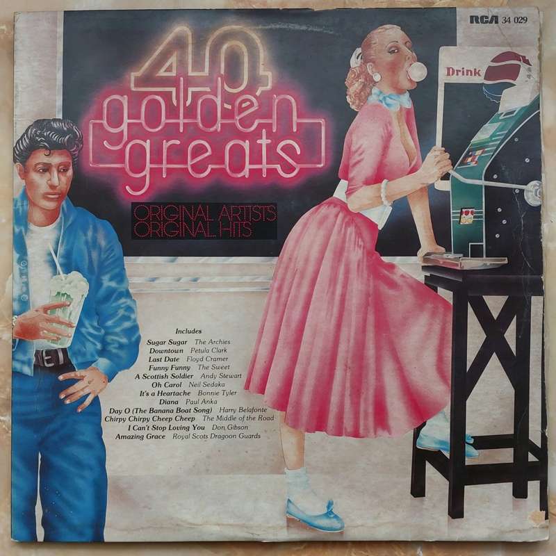 40 GOLDEN GREATS - ORIGINAL ARTISTS (Gatefold Double Album)
