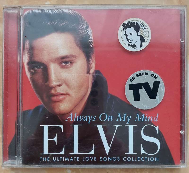 ELVIS PRESLEY - ALWAYS ON MY MIND (THE ULTIMATE LOVE SONGS COLLECTION) Hype Stickers