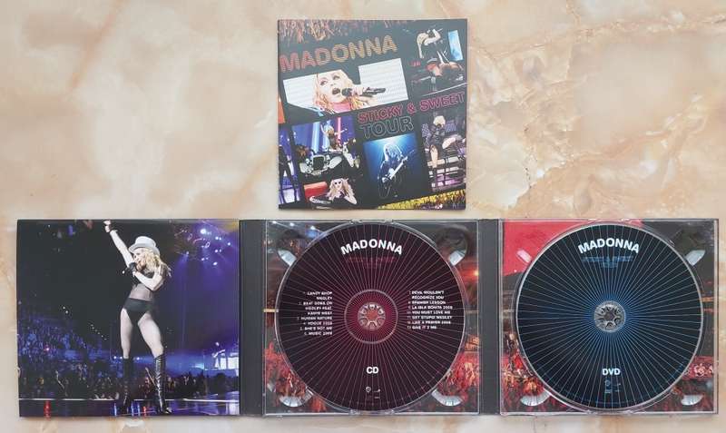 MADONNA - STICKY & SWEET TOUR (CD + DVD + BOOKLET + PHOTOS)