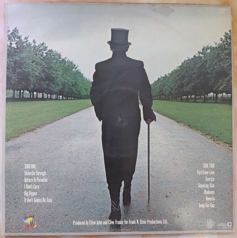 ELTON JOHN - A Single Man (Gatefold With Inner Lyric Sheet)