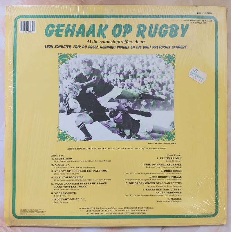 LEON SCHUSTER - Gehaak Op Rugby (Shrink Wrap - Opened)