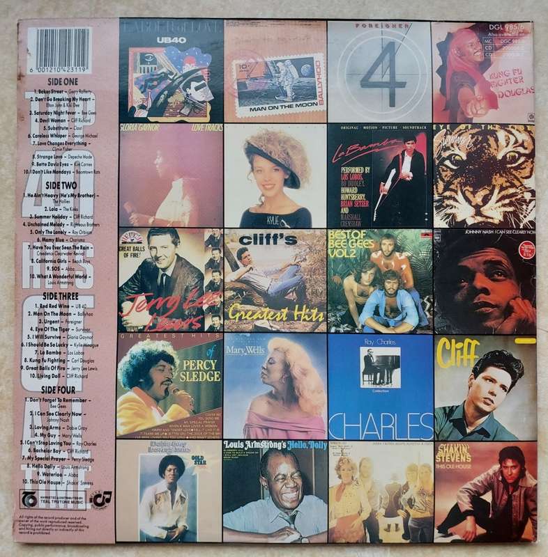TOP 40 HITS OF ALL TIME (Double Album)