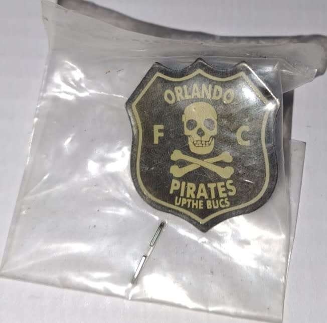 Pin Badge - Orlando Pirates - Soccer. New