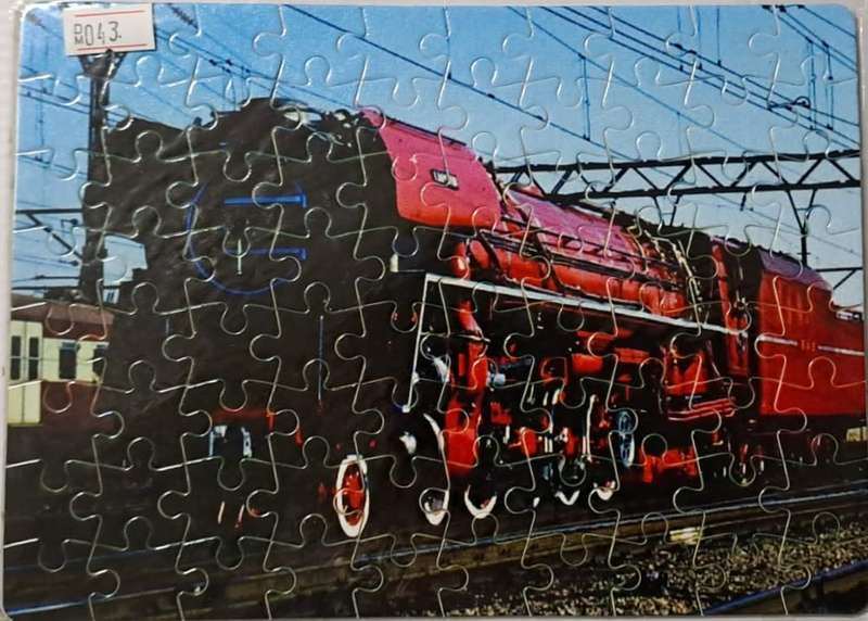 Trains 15F Old Red Devil Puzzle 80 x piece. New. 204 mm x 146 mm x 1 mm