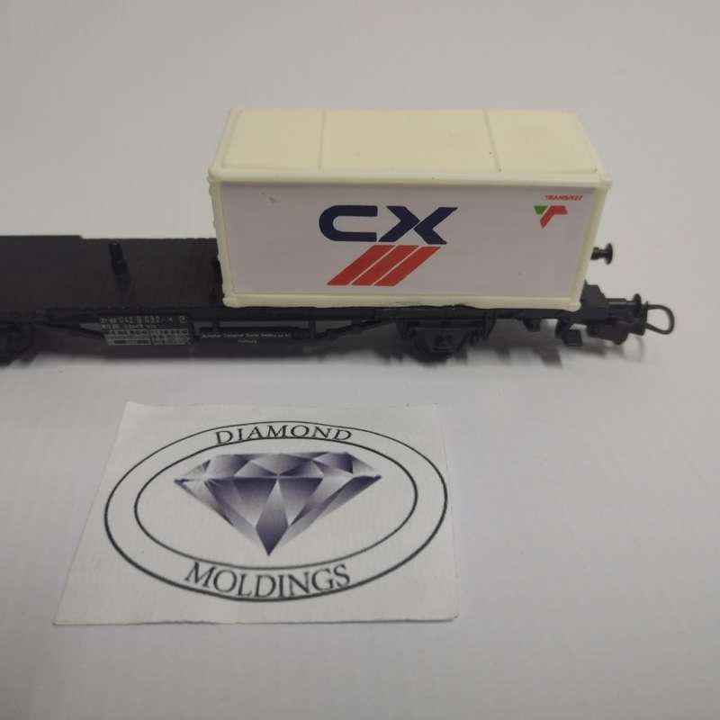 Model Trains HO 1 x Container Load - Container Transnet with CX - 68mm x 27mm x 29mm