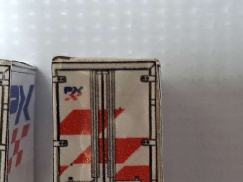 Model Trains HO 1 x Container Load - PX Container 1 (x2) (Big PX) - 27mm x 18mm x 28mm