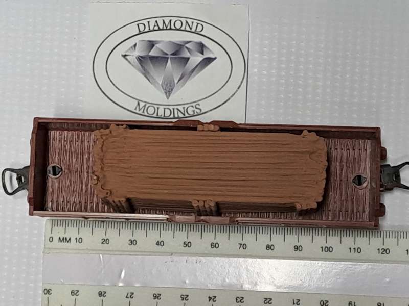 Model Trains HO 1 x Wood Load 5 - 76mm x 30mm x 28mm