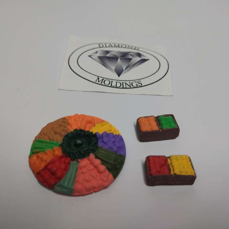 Model Trains HO 1 x Fruit 3 Combo - 36mm diameter x 2mm