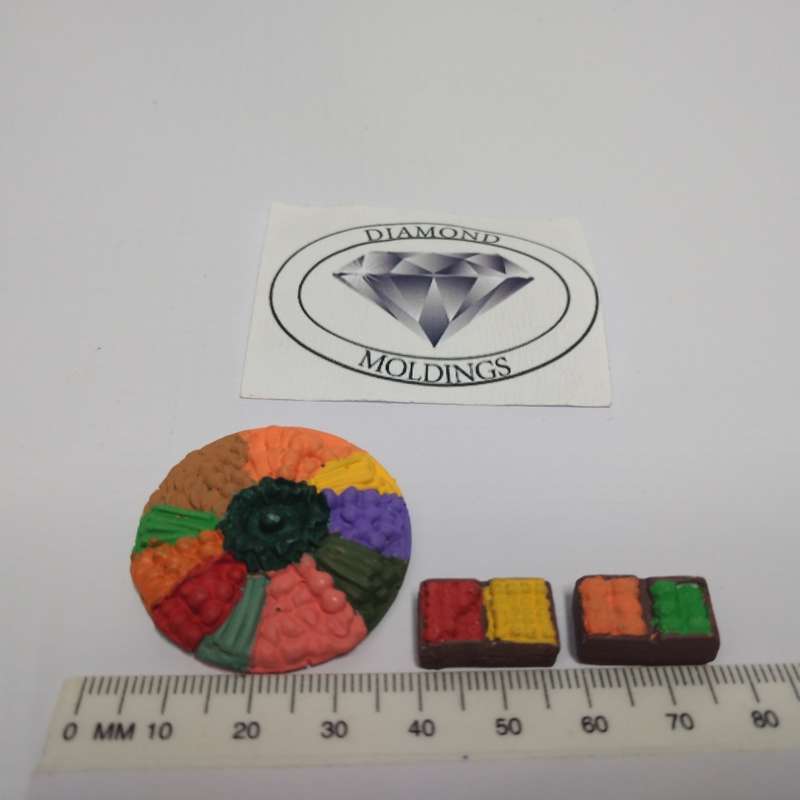 Model Trains HO 1 x Fruit 3 Combo - 36mm diameter x 2mm