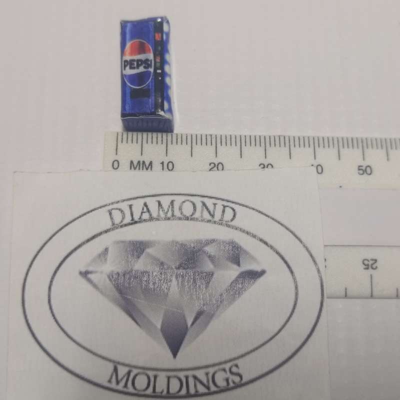 Model Trains HO 1 x Vending Machine Only (Pepsi) - 21mm x 10mm x 8mm