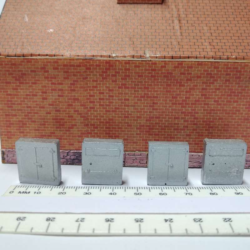 Model Trains HO 1 x Elect. Boxes (x4 pack)