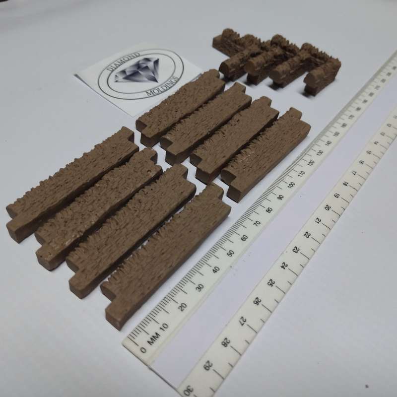 Model Trains HO 1 x Hedges (x12 pack) - 776mm in total