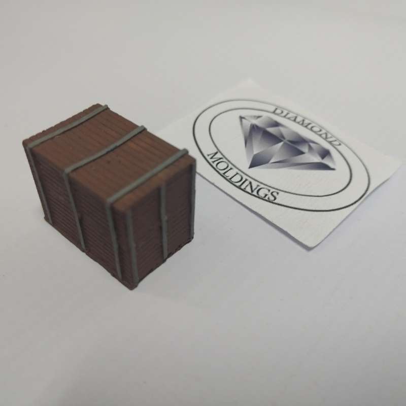 Model Trains HO 1 x Freight Crates - Big Crate - 30mm x 20mm x 25mm