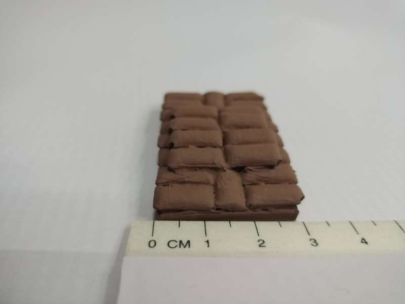 Model Trains HO 1 x Bags - Potato bags (1 x 28) Freight Load - 1 x 50mm x 31mm x 8mm