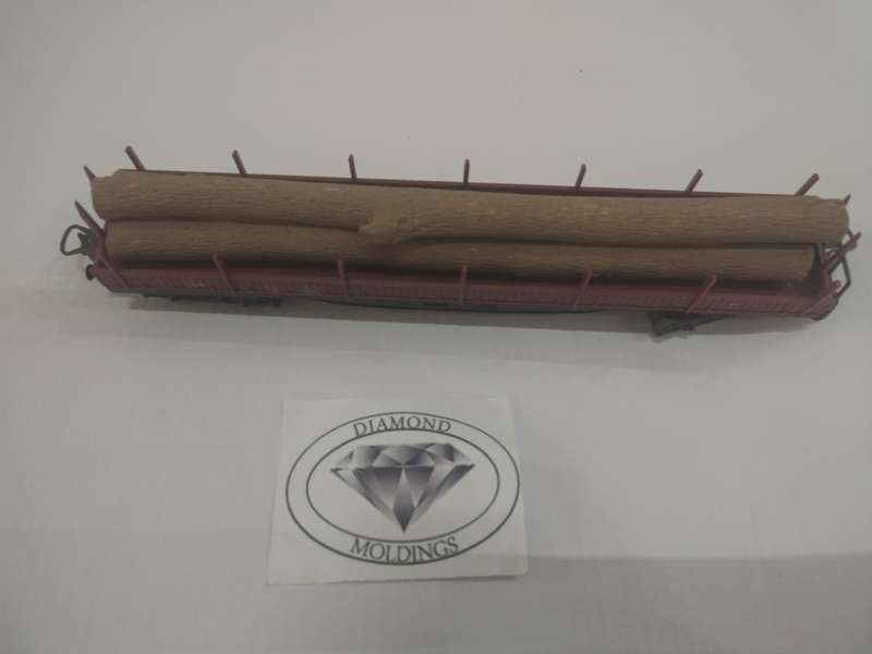 Model Trains HO - Freight Load - Wood Load Very Long Thick - 185mm x 25mm x 27mm