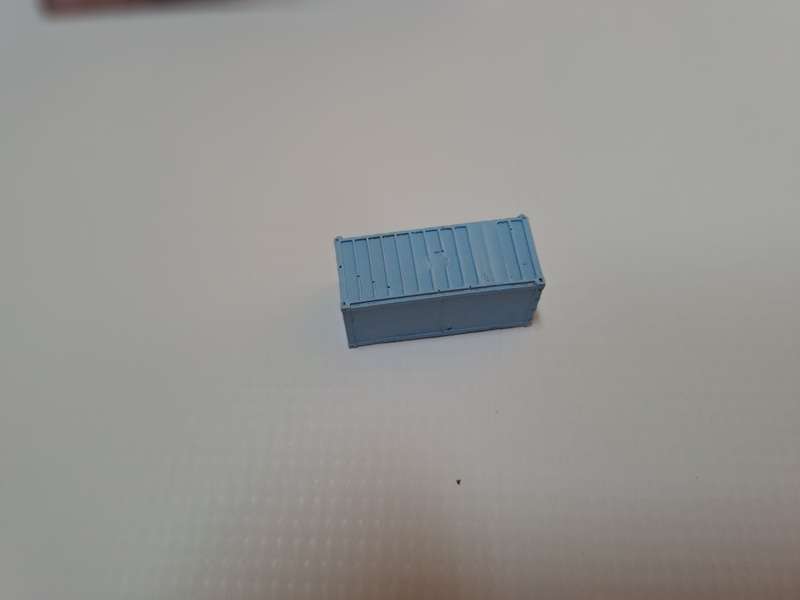 Model Trains N Scale - Container Load - Small Container (L. Blue) - 38mm x 16mm x 17mm