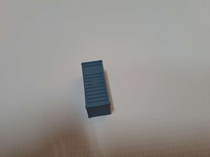Model Trains N Scale - Container Load - Small Container (Blue) - 38mm x 16mm x 17mm