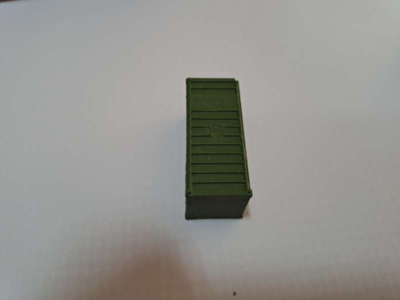 Model Trains N Scale - Container Load - Small Container (Green) - 38mm x 16mm x 17mm